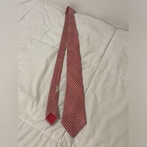 Hermes Silk Micro Seahorse Printed Tie